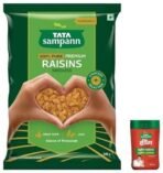 Tata Sampann Pure Raisins Seedless | 500g Value Pack & Tata Sampann Hing (Bandhani Hing), 50g - Fast UK Delivery - Image 2