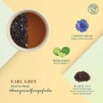 Dancing Leaf Earl Grey| Black Tea, Bergamot & Cornflower Petals | Black Tea Blend | Loose Leaf Tin (75 GMS) - Fast Shipping to USA & Canada - Image 6