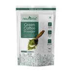 Neuherbs Unroasted Arabica Green Coffee Beans Powder | With Chlorogenic Acid | For Weight Loss Management (200 gm Powder) - Fast UK Delivery - Image 2