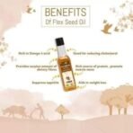Cura Alsi Oil (Flax Seed Oil) For Hair, Pure & Natural 100ml (Pack of 2). - Fast UK Delivery - Image 3