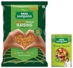 Tata Sampann Pure Raisins Seedless | Kishmish | Source of Potassium | Hand-picked Dry Fruits | 500g Value Pack & Tata Sampann Chaat Masala with Natural Oils, Crafted by Chef Sanjeev Kapoor, 100g - Fast UK Delivery - Image 2