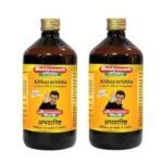 Baidyanath Abhyarishta Syrup - 450 ML-(Pack Of 2)- Useful in Piles & Constipation Relief Tonic - Fast UK Delivery