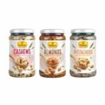 Haldiram's Nagpur Cashew Jar 200g, Almond Jar 250g & Pistachios Jar 200g Comb Pack - Fast UK Delivery - Image 2