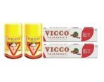 Vicco Vajradanti Powder-100g(Pack of 2) plus 200g Paste (Pack of 2) - Fast UK Delivery - Image 2