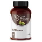 Cura Ayurveda Bowel Wellness Ayurvedic Bael Tablets | Healthy Skin, Digestion, Respiratory Support Medicine - Pack of 60 Tablets - Fast UK Delivery
