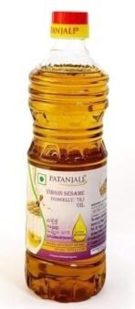 Patanjali Sesame Oil (Gingelly) Pure & Natural Til Oil for Cooking, Frying, 500 ML Bottle - Fast UK Delivery - Image 2