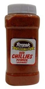 Roopak Spice Powder - Red Chillies (Kashmiri), 200g Jar - Fast UK Delivery - Image 2