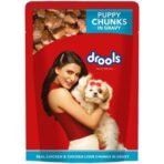 Drools Puppy Wet Dog Food, Real Chicken and Chicken Liver Chunks in Gravy, 3.6Kg (150g X 24) Pack of 48 - Fast UK Delivery - Image 4