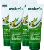 Medimix Essential Herbs Ayurvedic Face Wash 50ml (Pack of 4) Humarabazar - Fast UK Delivery - Image 2