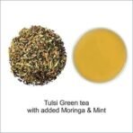 Octavius Moringa, Tulsi & Mint Green tea - 75 Gms (35 Cups) | Superior Loose leafs Tea with All Natural Immune Boosting Herbs | Rich in Antioxidants | No artificial flavors | Refreshing Detox Tea - Fast UK Delivery - Image 3