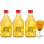 Dhampure Speciality Passion Fruit Mocktail Syrup - Makes 10-12 Drinks Each Bottle, 900Ml (300Ml X 3 Bottles) Pour Add Stir & Sip Syrup For Cocktails Mocktails/Non Alcoholic Beverage - Fast UK Delivery - Image 2