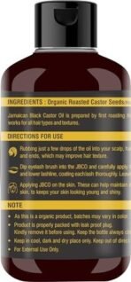 Holy Natural - The Wonder of World Organic Jamaican Black Castor Oil For Hair, Eyelash, Eyebrow & Skin, Cold Pressed, 100ml - Fast UK Delivery - Image 4