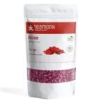 Teamonk Dehydrated Rose Caffeine Free Herbal Infusion Tea Leaves (25 Cups) - 50 g Bag. Rich in Vitamin C and Antioxidants. Promotes Glowing Skin - Fast Shipping to USA & Canada - Image 2