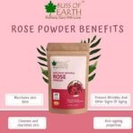 Bliss of Earth Rose Petals Powder 100GM | Pure Natural | Great For Face & Skin - Image 4