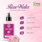 Holy Natural Rose Water (Gulab jal) 300 ML, for Skin, Face and Hair, Spray for Face - Face Toner, Skin Toner, Makeup Remover - For All Skin Types, Perfect for Women & Men. - Fast UK Delivery - Image 5