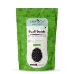 Neuherbs Raw & Unroasted Basil Seeds 200 g | Rich In Dietary Fibre | (Sabja Seeds For Eating) | Protein Rich Tukmaria Seeds for Digestion | Weight Management - Fast UK Delivery - Image 2