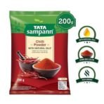Tata Sampann Chilli Powder with Natural Oils, 200g, Lal Mirchi Powder, Mirchi Powder - Fast UK Delivery - Image 3