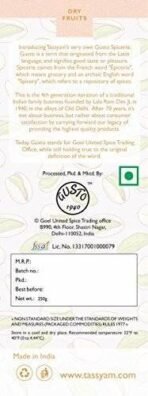 Tassyam Premium Roasted Salted Pistachios 200g Namkeen Pista | Healthy Dry Fruits Luxury Box - Fast UK Delivery - Image 4