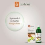 KRISHNA'S HERBAL & AYURVEDA Fat Reducer Juice - 500 Ml (Pack Of 2) |12 Powerful Herbs For Weight Management | Amla, Harad, Daru Haridra, Sunn Hemp | Aids Metabolism And Digestion - Fast UK Delivery - Image 4