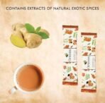 Octavius | No Added Sugar Ginger Premix Tea - 50 Pouches | Adrak Chai | Readymade Tea Mix | Low Sugar | Instant Tea | Tea Premix | 1 Minute Tea - Fast UK Delivery - Image 5