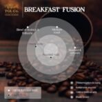 TGL Co. The Good Life Company Breakfast Fusion A Blend of Arabica and Robusta Coffee Beans, 100 Gram - Fast UK Delivery - Image 5