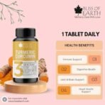Bliss of Earth Turmeric Curcumin Tablets, 95% Curcuminoids, 500 mg Extract (Equivalent to 3700 mg Root Powder) High Potency, Quick Release & Enhanced Bioavailability., 60 Tablets - Fast UK Delivery - Image 6