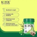 Charak Kofol Rub for old, Cough, Blocked Nose, Headache, Body ache, Muscular stiffness and Breathing Difficulty - 25ml (Pack of 2) - Fast UK Delivery - Image 3