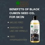 Bliss of Earth Certified Organic Black Seed Oil | Kalonji Oil | 100GM | Immune System Booster | Digestive Support | Great For Hair Health | Gluten Free | Cold Pressed | Unrefined | Hexane Free | - Fast UK Delivery - Image 3