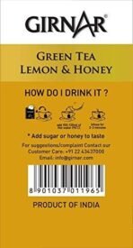 Girnar Green Tea Lemon & Honey (36 Tea Bags) - Fast UK Delivery - Image 7