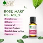 Bliss of Earth ROSEMARY Essential Oil Premium 100% Pure & Natural therapeutic Grade ideal for Aromatherapy 10ml - Fast UK Delivery - Image 5