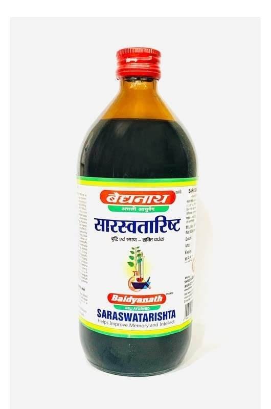 uk41rXqNLGfJL-1.jpg Baidyanath Jhansi Saraswatarishta 450 ml (Pack of 2) - Fast UK Delivery - Image 1