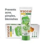 Vicco Aloe Vera Skincare Combo for Healthy & Clear Skin, Combo of 2 Vicco Turmeric Aloe Vera Skin Cream (30g) + 2 Vicco Aloe Vera Facewash (70g) - Image 5