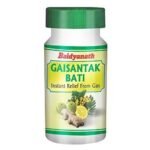 Baidyanath Gaisantak Bati - Instant Relief from Gas and Indigestion - 100 Tablets (Pack of 2) - Fast UK Delivery