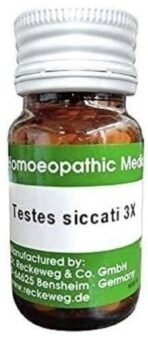 Dr Reckeweg Testes Siccati 3X Tablets General Wellness - Pack Of 2 (2x20gm) - Fast UK Delivery