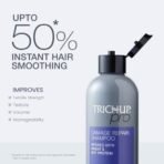 Trichup Pro Damage Repair & Instant Smoothing Hair Care Combo for Dry Frizzy Hair (Set of 2) | Shampoo 300 ml + Hair Mask 200 ml | Improves Texture & Manageability | Reduce Split Ends & Dryness | Unisex - Fast UK Delivery - Image 3