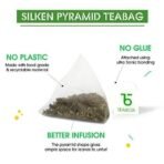 Teabox Organic Darjeeling Green Tea 25 Teabags |100% Whole Leaf Tea Sourced from Darjeeling | Rich in Antioxidants | Healthy and Refreshing | Silken Pyramid Teabags - Fast UK Delivery - Image 7