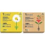 Teabox Chamomile Green Tea for Stress Relief & Good Sleep, Made with 100% Whole Leaf & Natural Chamomile Flowers, 50 Silken Pyramid Tea Bags & Teabox Organic Ashwagandha Green Tea 25 Teabags - Fast UK Delivery - Image 2