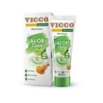 Vicco Aloe Vera Skincare Combo for Healthy & Clear Skin, Combo of 2 Vicco Turmeric Aloe Vera Skin Cream (30g) + 2 Vicco Aloe Vera Facewash (70g) - Image 3