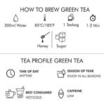 Octavius Gourmet Tea Collection, Blossom Bundles Range, 2 Wellness Green Tea Infusions in pyramid tea Bags (Set Of Two Tins) - Fast UK Delivery - Image 4