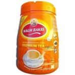 Wagh Bakri Premium Long Leaf Tea Black, Loose Leaves Jar, 1Kg - Fast UK Delivery