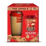 Tata Coffee Grand Premium Instant Coffee, Special Edition Pack, 45 Grams, With Flavour Locked Decoction Crystals, Jar with Free Sipper - Fast Shipping to USA & Canada - Image 2