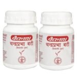 Baidyanath Chandraprabha Bati 80-Tab ( Pack Of 2) | Enriched With Shuddha Shilajit And 40 Others Ayurvedic Herbs| For Urinary Tract, In Painful Urination,General Debility, In Muscle & Joints Pain - Fast UK Delivery