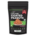 Green Sun Low Carb Snacks Hamper| Pack of 1 | 6 Healthy Keto Snacks + FREE Low Carb Flour | Almond Cookies | Jeera Cookies| Chocolate |Coated Peanuts| Tidbits | Crispies | Low Carb Flour - Fast Shipping to USA & Canada - Image 4
