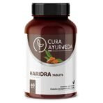Cura Ayurveda Haridra 100% Natural Ayurvedic Joint Health Tablets | Support for Skin, Heart, and Diabetes | Pain Relief | Immune System Booster - 60 Tablets Pack - Fast UK Delivery