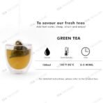 Tea Treasure Chamomile Green Tea Bags | Chamomile Green Tea Reduces Insomnia | Lowers Cholesterol | Stress Relief | Good Sleep (18 Pyramid Tea Bags) - Fast UK Delivery - Image 4