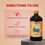 Baidyanath Punarnavarishta Tonic - An Ayurvedic Formulation Helpful In Liver & Kidney Disorders, Body Pains, Skin Diseases, (450 ml) - Fast UK Delivery - Image 6