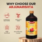 Baidyanath Ayurvedic Arjunarishta Syrup - 450ml | Helps in Blood pressure & Respiratory related Problems (Pack of 1) - Fast UK Delivery - Image 6