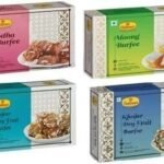 Haldiram's Nagpur Burfee Combo (Pack of 4 Box - 250gm Each) - Fast UK Delivery