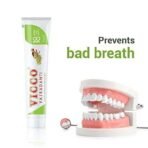 Vicco Vajradanti Ayurvedic Paste, Saunf Flavour, 18 Essential Herbs and Barks, Prevents Bad Breath, For Strong and Healthy Teeth, 200 gms, (Pack of 3) - Fast UK Delivery - Image 4