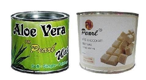 uk41vHIvmb3BL-1.jpg PMPEARL Wax Combo -Aloe Vera Wax (600 gm) + White Chocolate Wax (600 gm) - Fast UK Delivery - Image 1